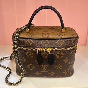 Louis Vuitton Vanity PM handbag in Monogram and Monogram Reverse